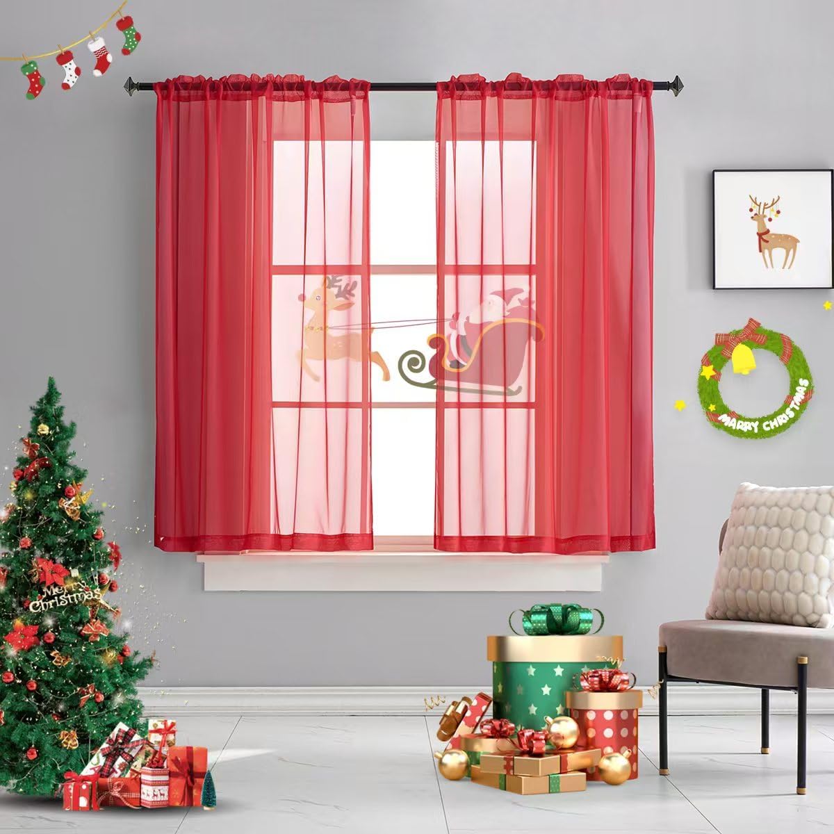 Light Yellow Sheer Voile Curtains Translucent Solid Color Window Treatment 63 Inch Length Panels Rod Pocket Light Yellow Sheers for Bedroom Living Room 2 Panels 52x63