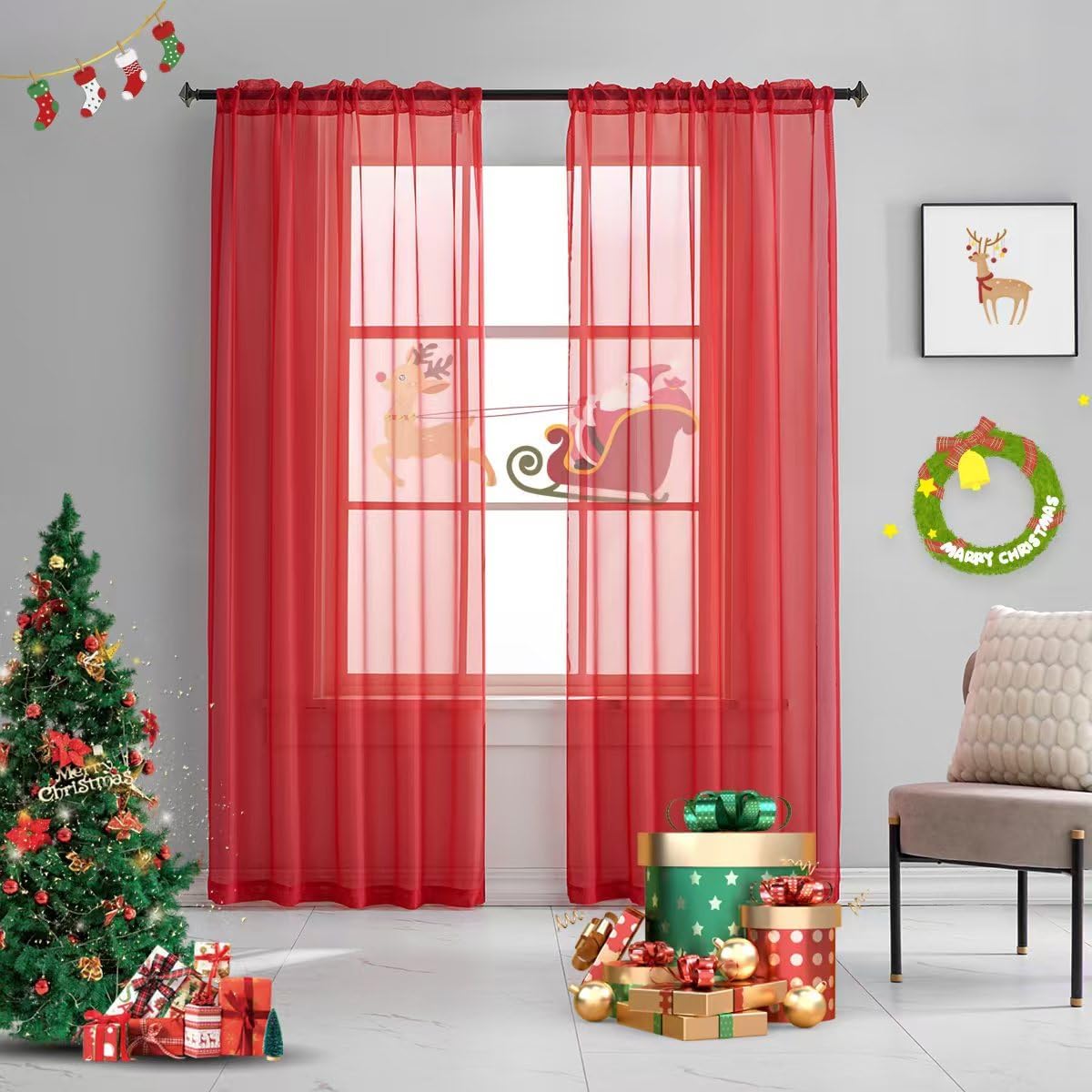 Light Yellow Sheer Voile Curtains Translucent Solid Color Window Treatment 63 Inch Length Panels Rod Pocket Light Yellow Sheers for Bedroom Living Room 2 Panels 52x63