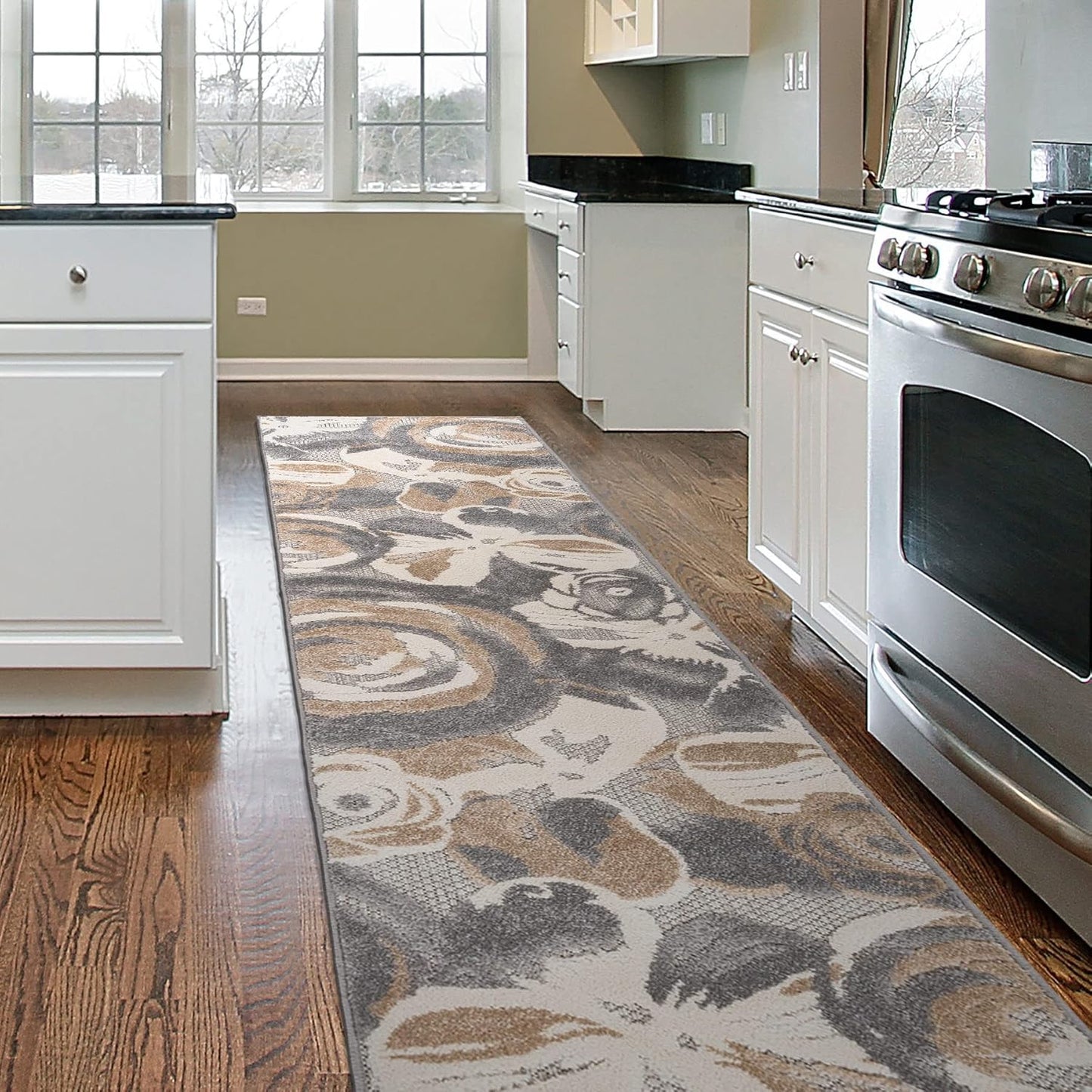 Rugshop Ravenna Modern Large Floral Flowers Indoor/Outdoor Area Rug 5' x 7' Multi