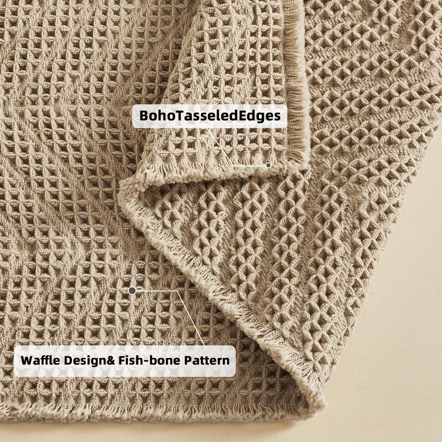 Bathroom Runner Rug Super Absorbent Non Slip Long Bath Mat Machine Washable Boho Bathroom Rugs Quick Dry Rug Runners for Hallway Bedroom Laundry Room,Brown, 2'x 6'(24" x 72")