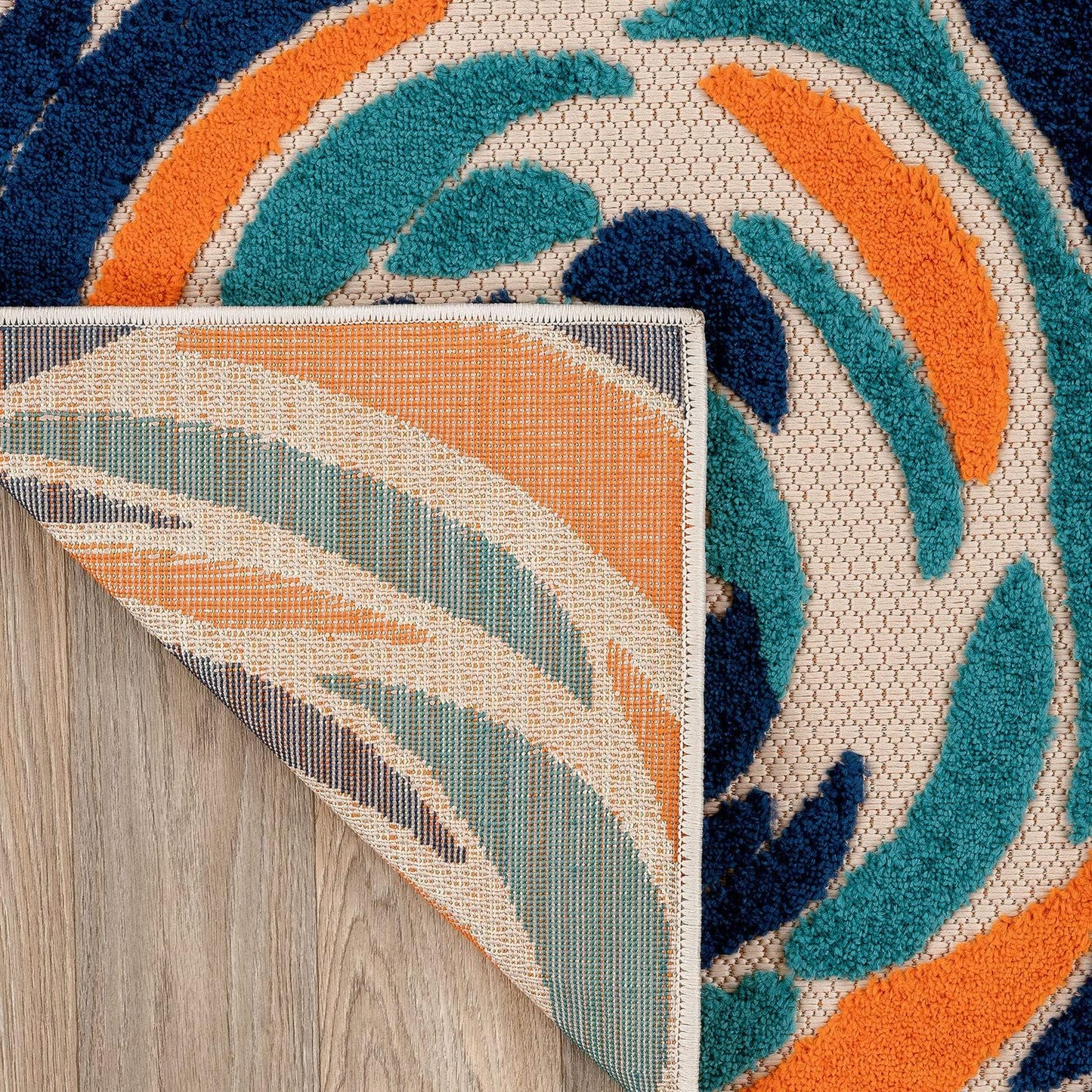 Rugshop Ravenna Modern Large Floral Flowers Indoor/Outdoor Area Rug 5' x 7' Multi