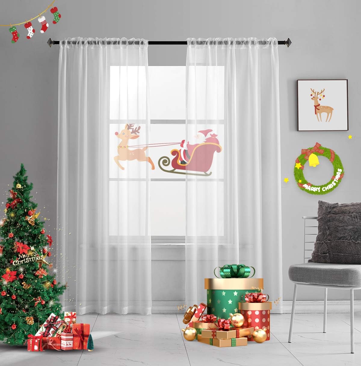 Light Yellow Sheer Voile Curtains Translucent Solid Color Window Treatment 63 Inch Length Panels Rod Pocket Light Yellow Sheers for Bedroom Living Room 2 Panels 52x63